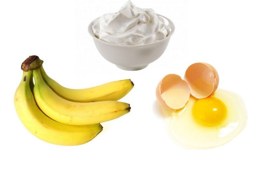 Kiaušinių ir bananų kaukė tinka visų tipų odai